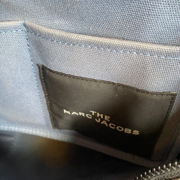 Marc Jacobs The Tote bag Blue shadow Medium - Picture 11 of 15